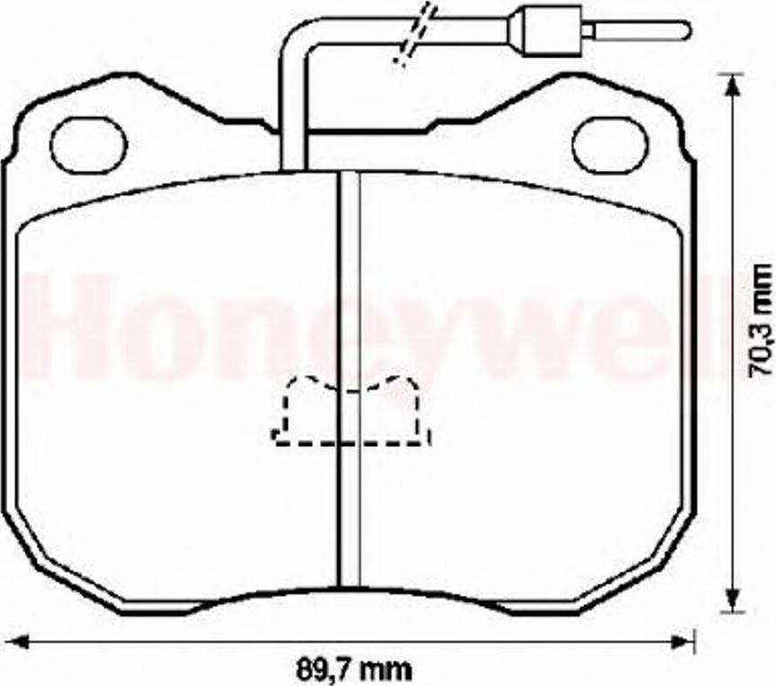 BENDIX 571228X - Тормозные колодки, дисковые, комплект unicars.by