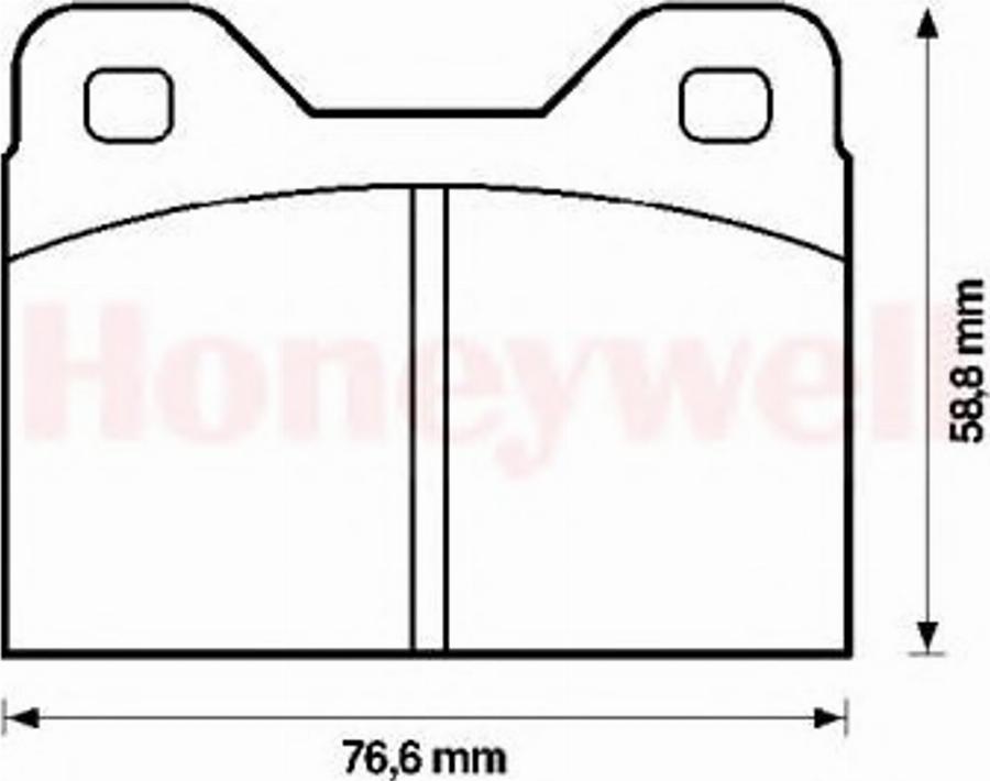 BENDIX 571222B - Тормозные колодки, дисковые, комплект unicars.by