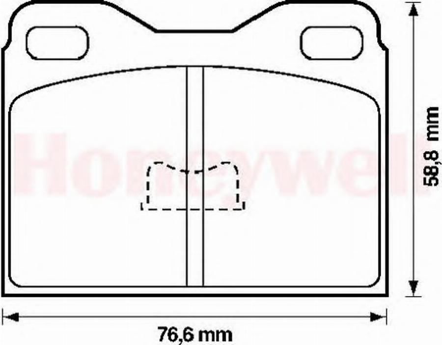 BENDIX 571227B - Тормозные колодки, дисковые, комплект unicars.by