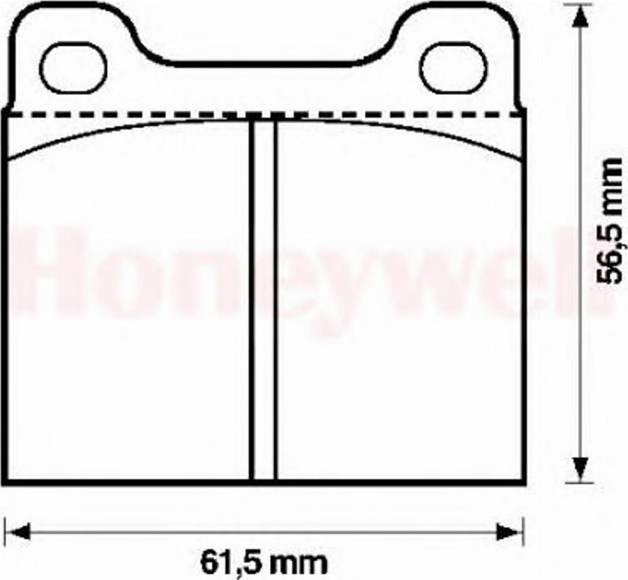 BENDIX 571279B - Тормозные колодки, дисковые, комплект unicars.by