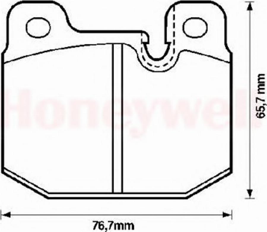 BENDIX 571271B - Тормозные колодки, дисковые, комплект unicars.by