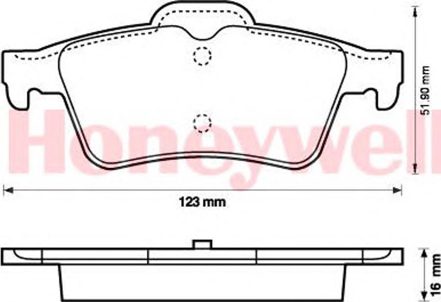 BENDIX 573018B - Тормозные колодки, дисковые, комплект unicars.by