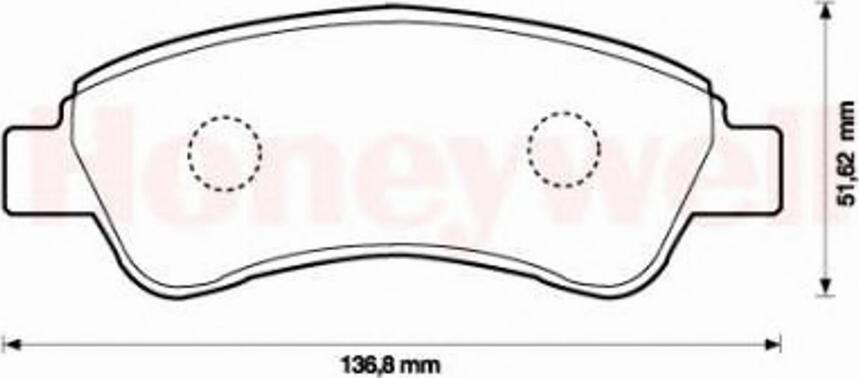 BENDIX 573030 B - Тормозные колодки, дисковые, комплект unicars.by