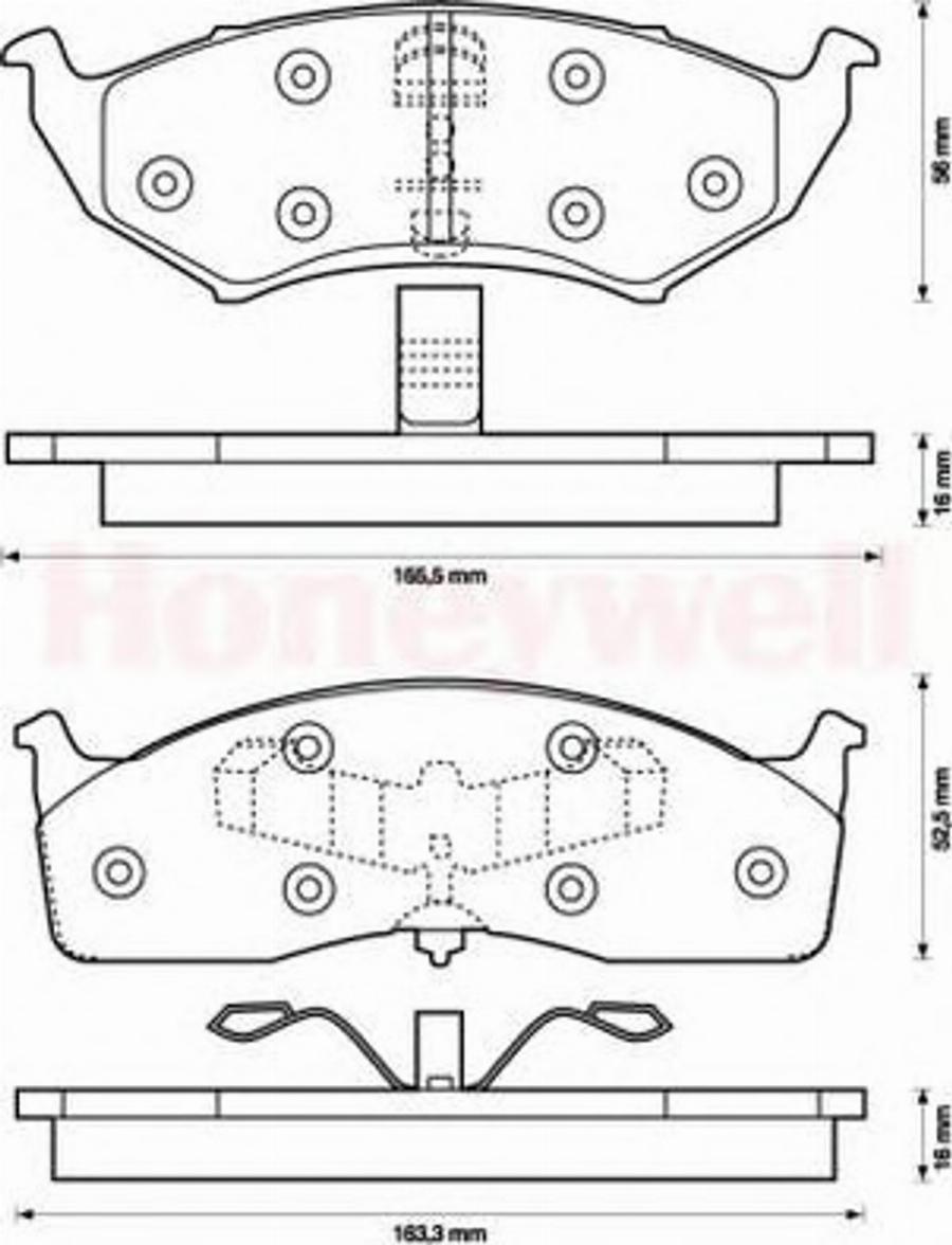 BENDIX 573071 B - Тормозные колодки, дисковые, комплект unicars.by