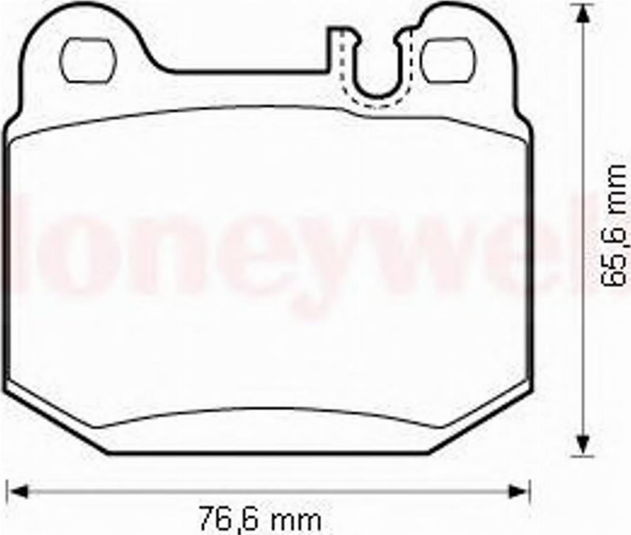 BENDIX 573147B - Тормозные колодки, дисковые, комплект unicars.by