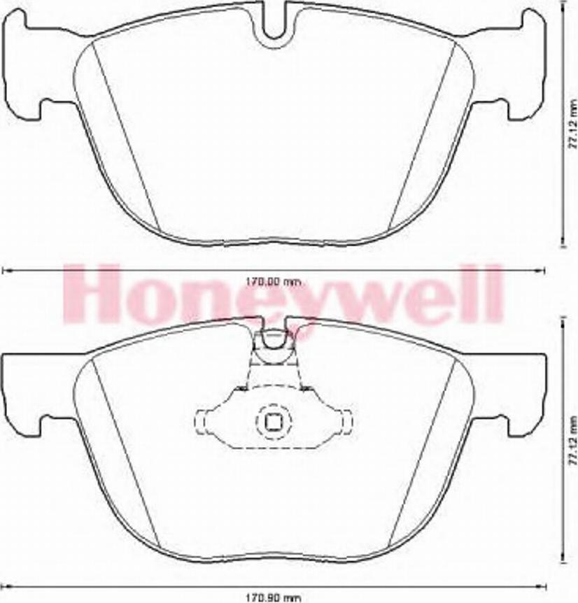 BENDIX 573300B - Тормозные колодки, дисковые, комплект unicars.by