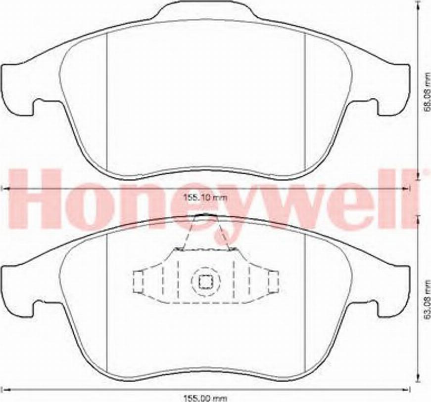 BENDIX 573316B - Тормозные колодки, дисковые, комплект unicars.by