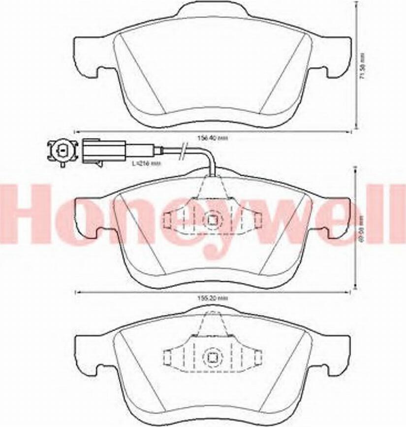 BENDIX 573334B - Тормозные колодки, дисковые, комплект unicars.by