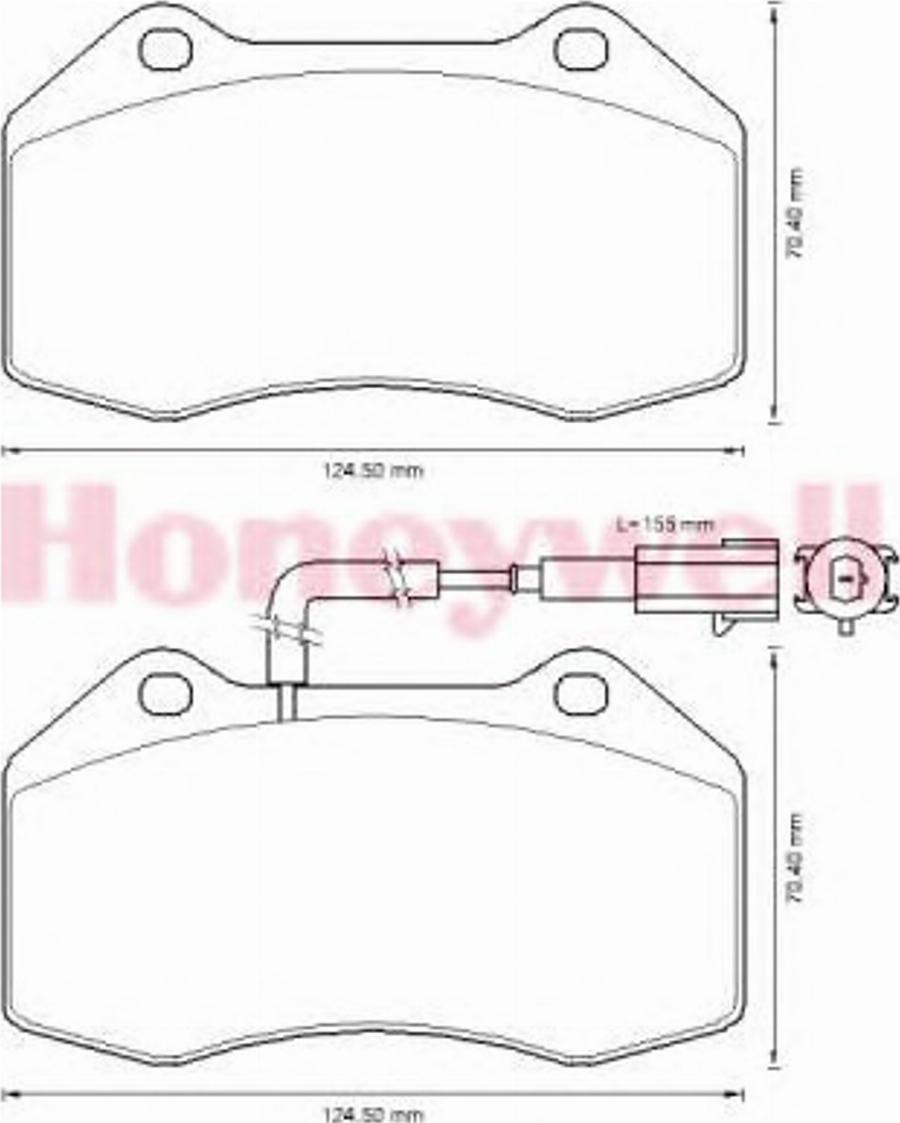 BENDIX 573290B - Тормозные колодки, дисковые, комплект unicars.by