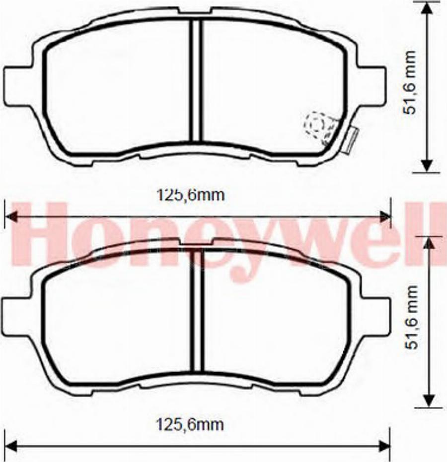 BENDIX 573249B - Тормозные колодки, дисковые, комплект unicars.by