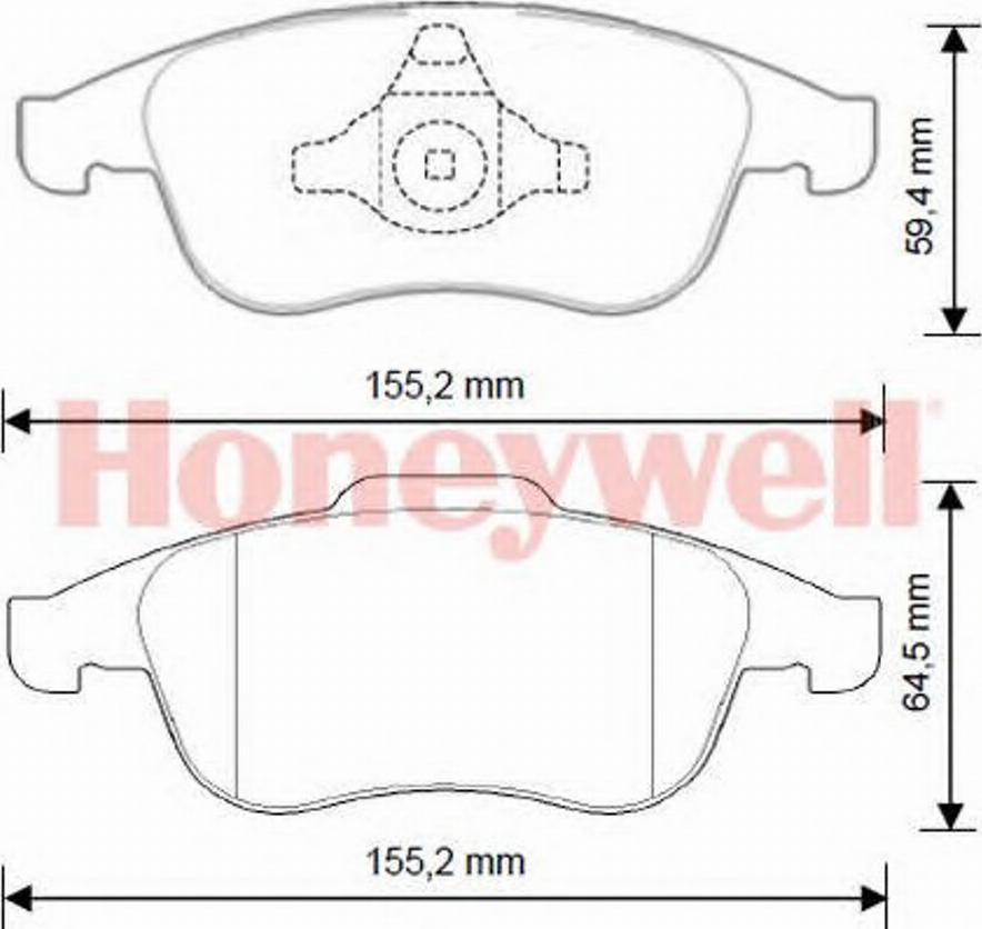 BENDIX 573268B - Тормозные колодки, дисковые, комплект unicars.by