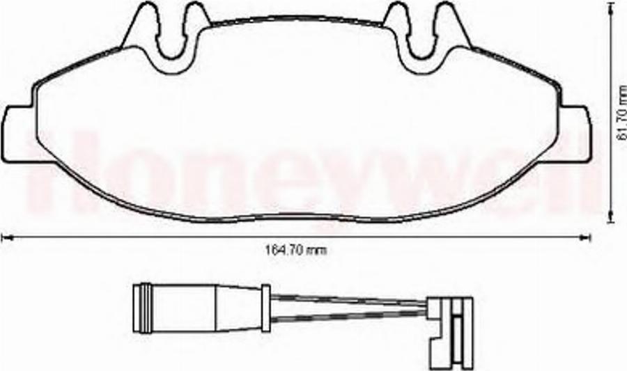 BENDIX 573221B - Тормозные колодки, дисковые, комплект unicars.by