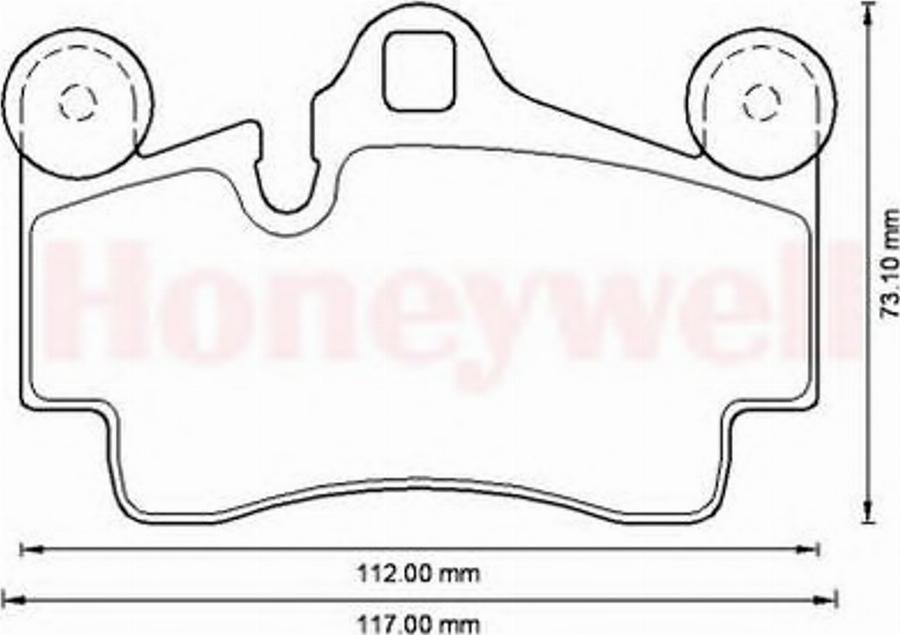 BENDIX 573227B - Тормозные колодки, дисковые, комплект unicars.by