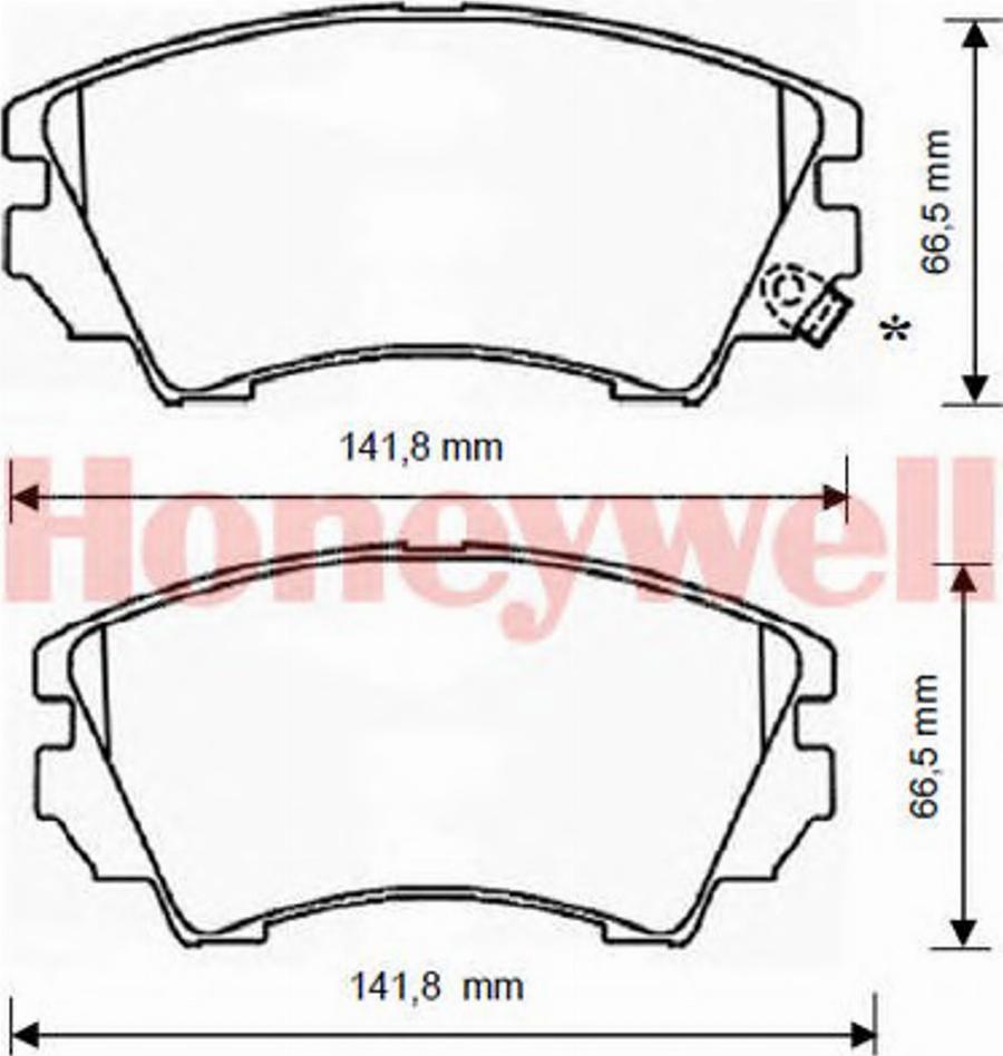 BENDIX 573270B - Тормозные колодки, дисковые, комплект unicars.by