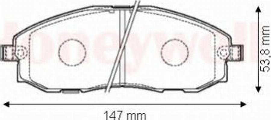 BENDIX 572442B - Тормозные колодки, дисковые, комплект unicars.by