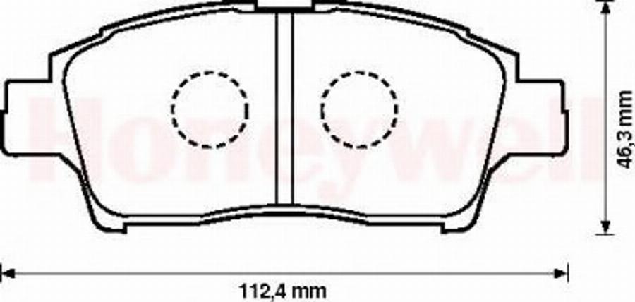 BENDIX 572404 B - Тормозные колодки, дисковые, комплект unicars.by