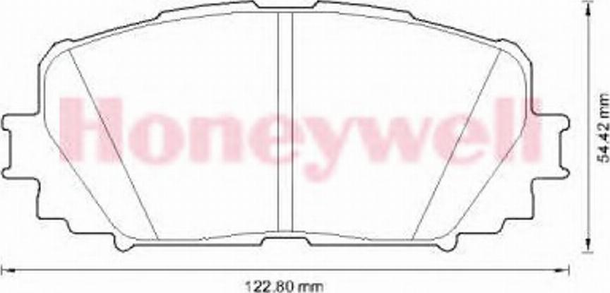 BENDIX 572594B - Тормозные колодки, дисковые, комплект unicars.by