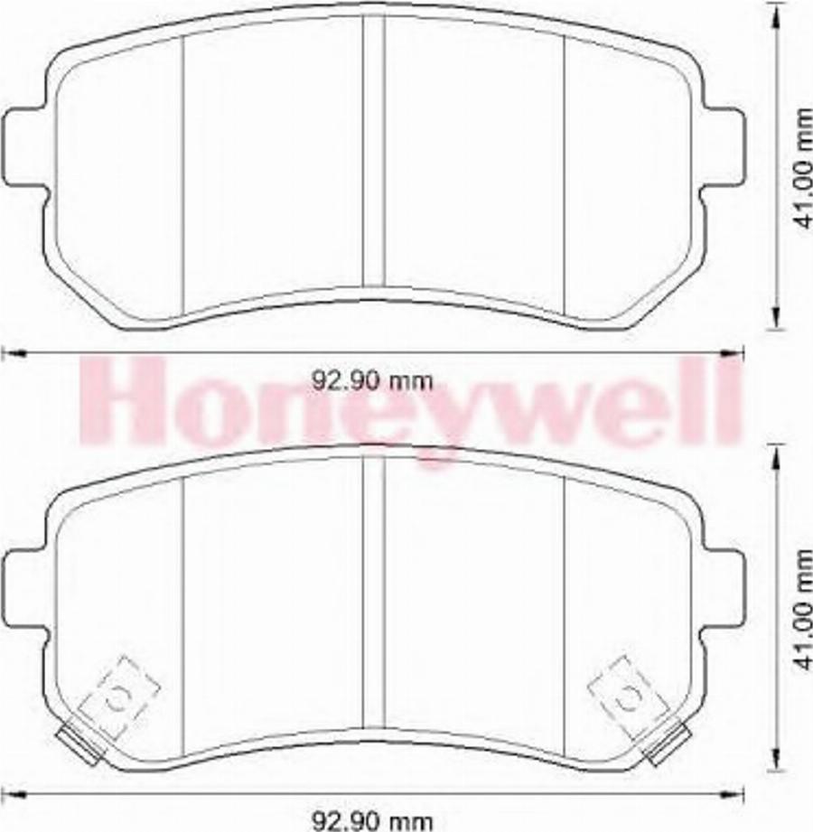 BENDIX 572590B - Тормозные колодки, дисковые, комплект unicars.by