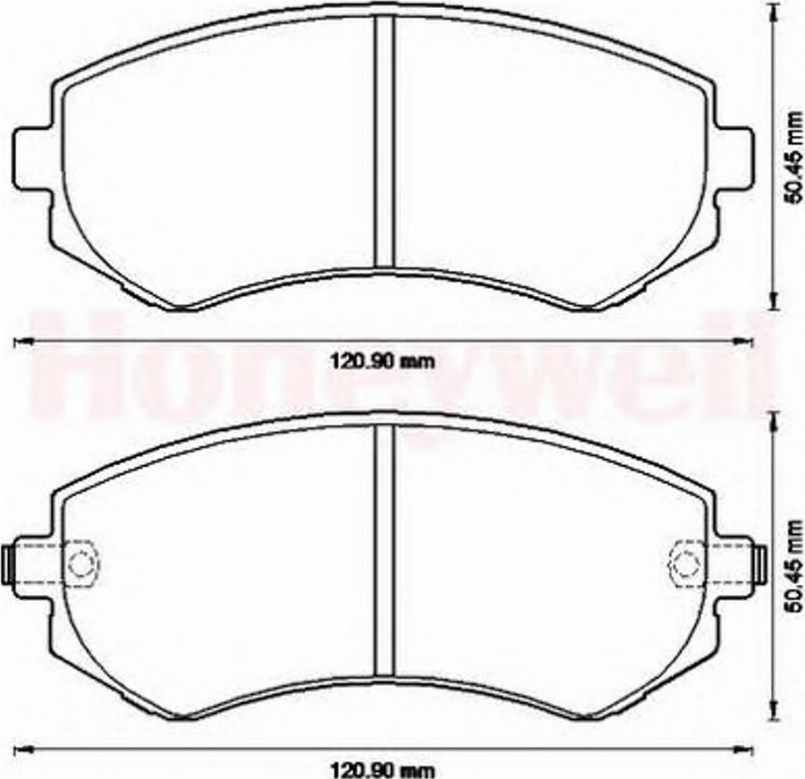 BENDIX 572541B - Тормозные колодки, дисковые, комплект unicars.by