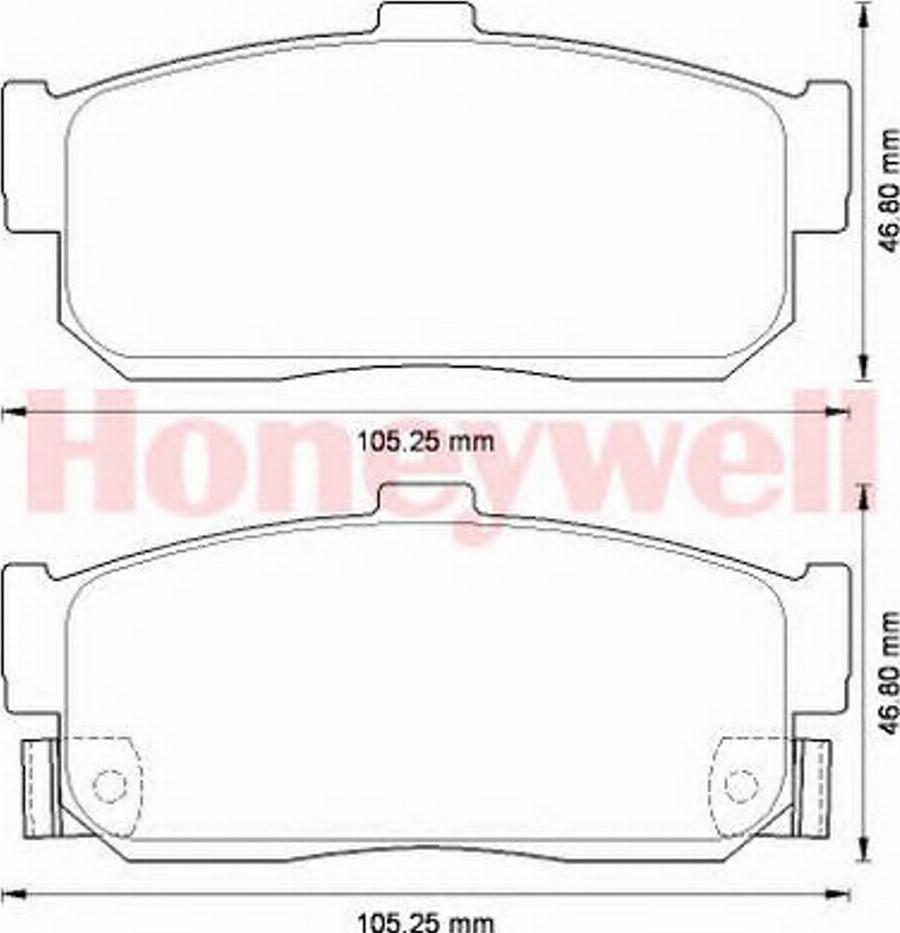 BENDIX 572582B - Тормозные колодки, дисковые, комплект unicars.by