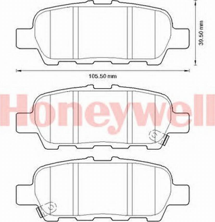 BENDIX 572654B - Тормозные колодки, дисковые, комплект unicars.by