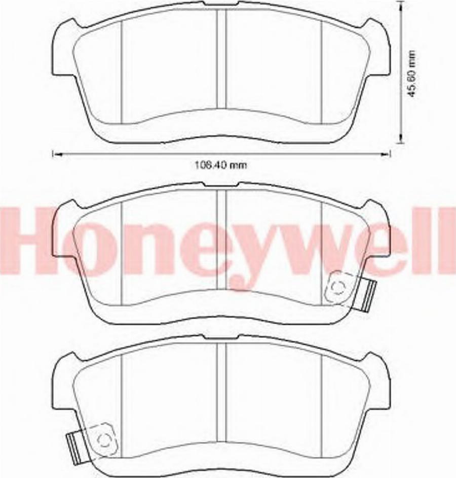 BENDIX 572617B - Тормозные колодки, дисковые, комплект unicars.by