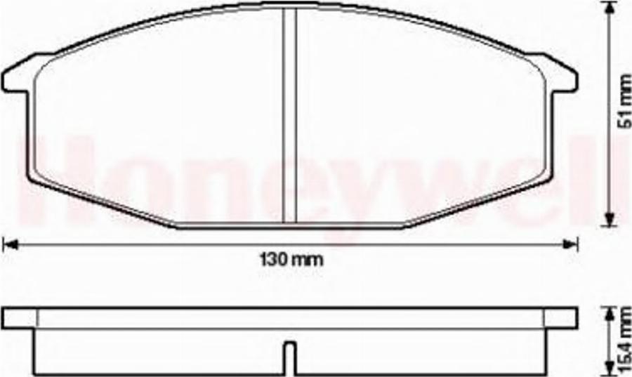 BENDIX 572316B - Тормозные колодки, дисковые, комплект unicars.by