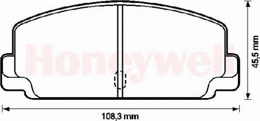 BENDIX 572204B - Тормозные колодки, дисковые, комплект unicars.by