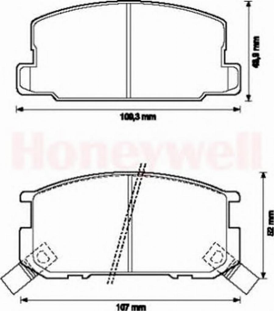 BENDIX 572219B - Тормозные колодки, дисковые, комплект unicars.by