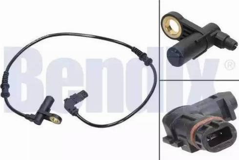 BENDIX 058034B - Датчик ABS, частота вращения колеса unicars.by