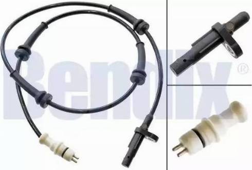 BENDIX 058201B - Датчик ABS, частота вращения колеса unicars.by