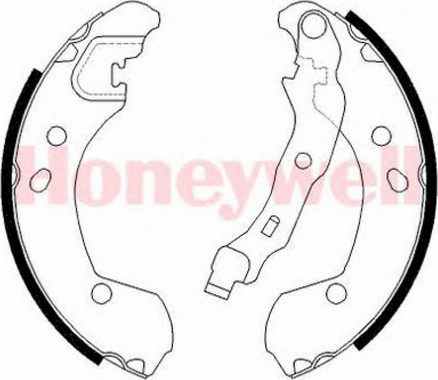 BENDIX 362459B - Комплект тормозных колодок, барабанные unicars.by