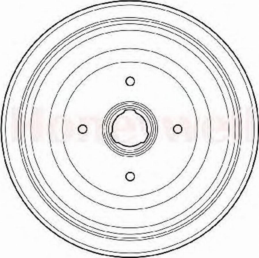 BENDIX 329133 B - Тормозной барабан unicars.by