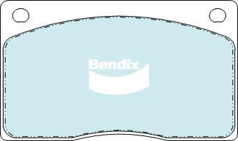 BENDIX DB585 MKT - Тормозные колодки, дисковые, комплект unicars.by