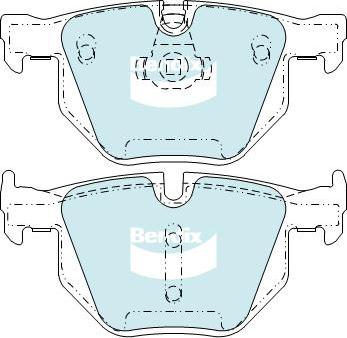 BENDIX DB1694 GCT - Тормозные колодки, дисковые, комплект unicars.by