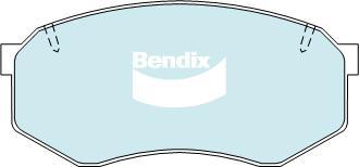 BENDIX DB1141 GCT - Тормозные колодки, дисковые, комплект unicars.by