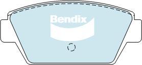 BENDIX DB1143 GCT - Тормозные колодки, дисковые, комплект unicars.by