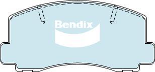 BENDIX DB1103 GCT - Тормозные колодки, дисковые, комплект unicars.by