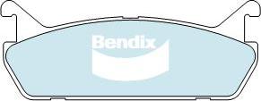 BENDIX DB1180 GCT - Тормозные колодки, дисковые, комплект unicars.by