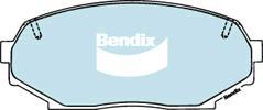 BENDIX DB1178 GCT - Тормозные колодки, дисковые, комплект unicars.by