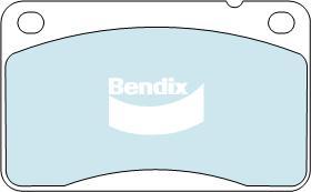 BENDIX DB1173 GCT - Тормозные колодки, дисковые, комплект unicars.by