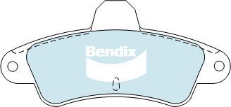 BENDIX DB1313 GCT - Тормозные колодки, дисковые, комплект unicars.by