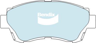 BENDIX DB1209 GCT - Тормозные колодки, дисковые, комплект unicars.by