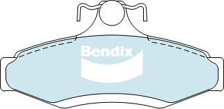 BENDIX DB1204 GCT - Тормозные колодки, дисковые, комплект unicars.by