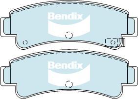 BENDIX DB1211 GCT - Тормозные колодки, дисковые, комплект unicars.by