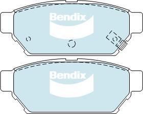 BENDIX DB1278 GCT - Тормозные колодки, дисковые, комплект unicars.by