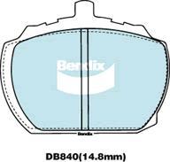 BENDIX DB840 GCT - Тормозные колодки, дисковые, комплект unicars.by