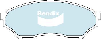 BENDIX DB2058 GCT - Тормозные колодки, дисковые, комплект unicars.by