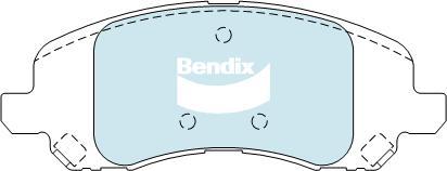 BENDIX DB2065 GCT - Тормозные колодки, дисковые, комплект unicars.by