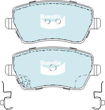 BENDIX DB2280 GCT - Тормозные колодки, дисковые, комплект unicars.by